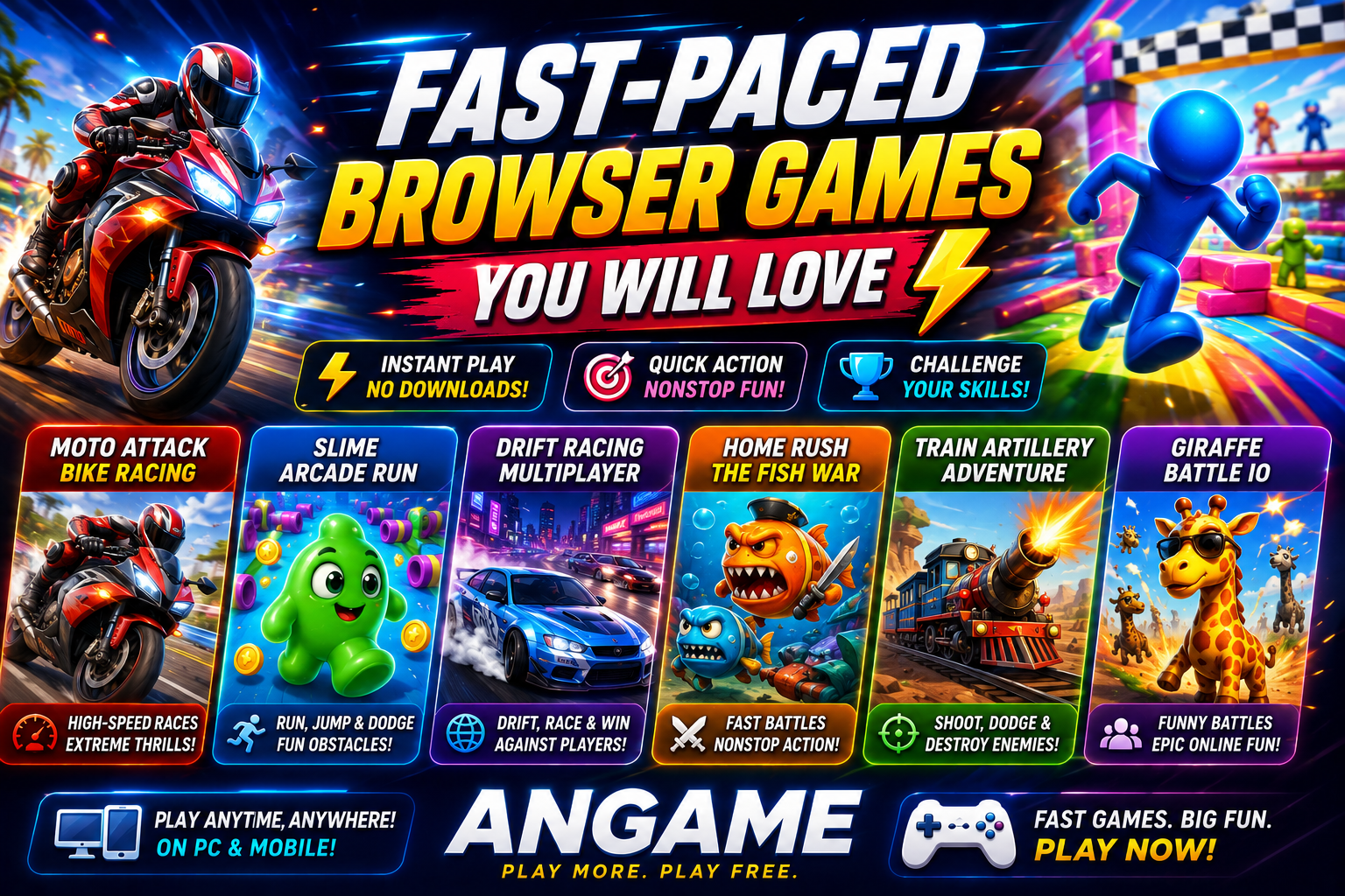 Fast-Paced Browser Games You Will Love ⚡